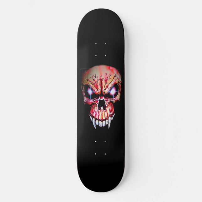 Skateboard "Red Vampire Skull" (Frente)