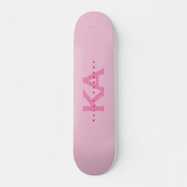 Skateboard Rosa (Frente)