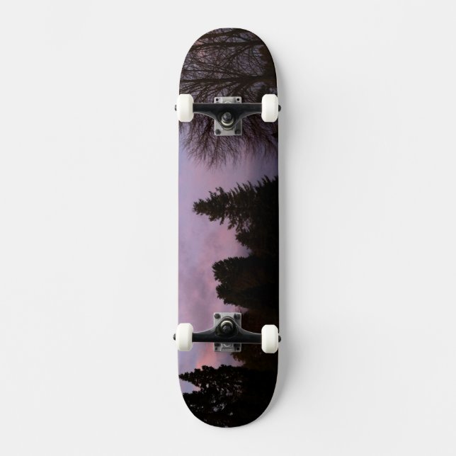 Skateboard Roxo Sunset (Frente)