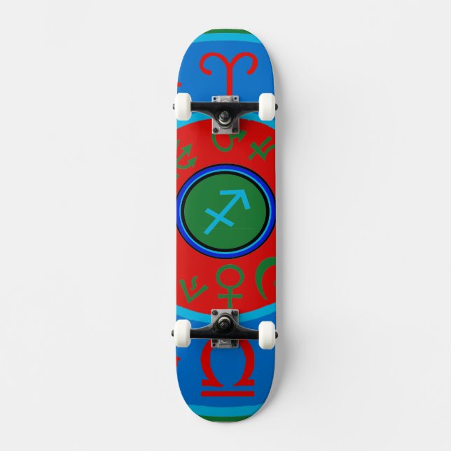 Skateboard Sagitário Zodíaco (Frente)