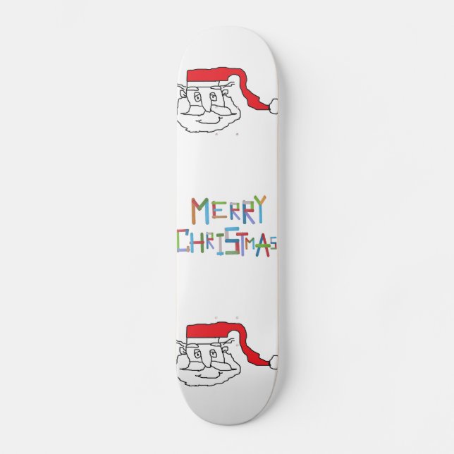 Skateboard Santa Claus (Frente)