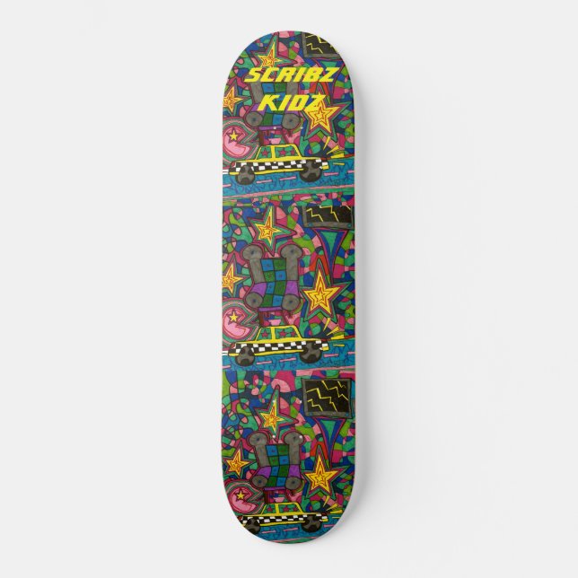 SKATEBOARD SCRIBZ KIDZ / JMT (Frente)