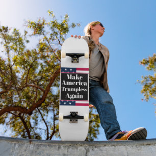 Skateboard sem Trump
