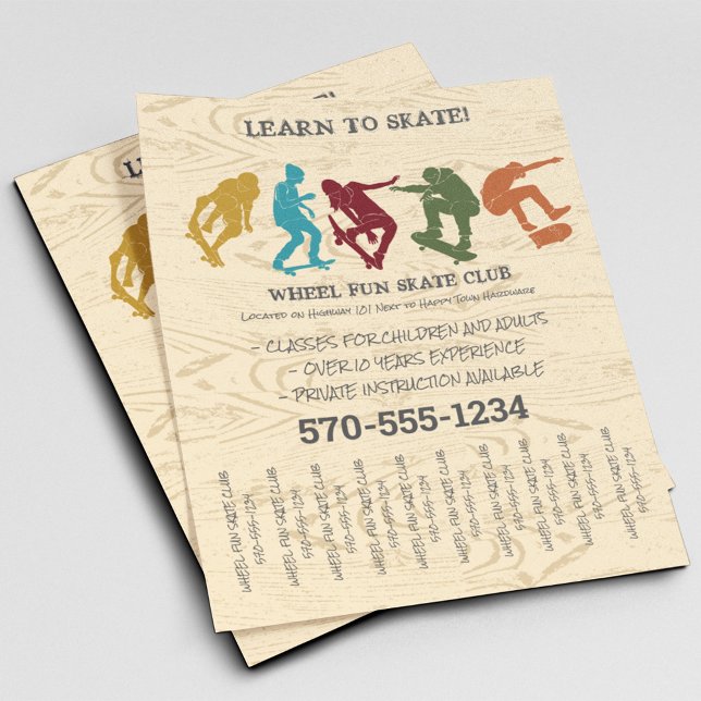 Skateboard, Skateboarders Folheto Personalizado Gr (Criador carregado)