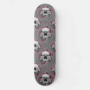 Skateboard Skulls Brown