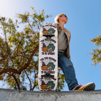 Skateboard Spookeen Halloween Pumpkin