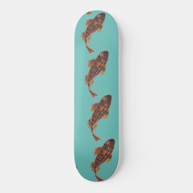 Skateboard - Swimming Koi  (Frente)