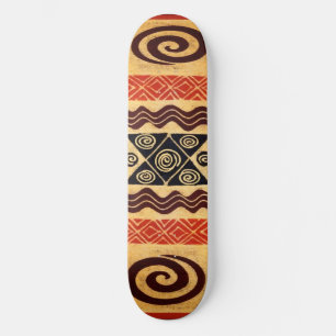 Skateboard Tribal Africano - Prancha de Esportes R