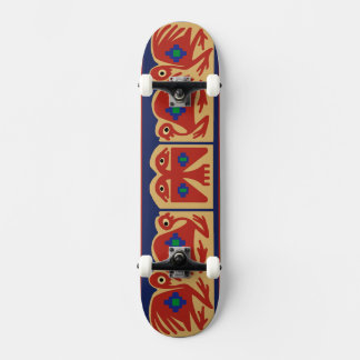 Skateboard Tribal de Pássaro Peruano