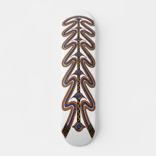 Skateboard Tribal Ondulado - Skateboard Extremo de