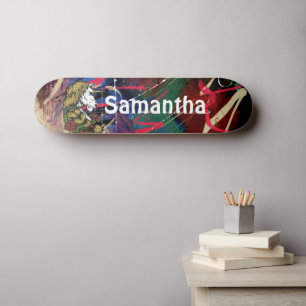 SKATEBOARD UNICORN WARRIOR GRAFITE AMERICANO