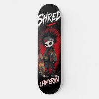 Skateboard Urbano Grafite Emo Anime Personalizado