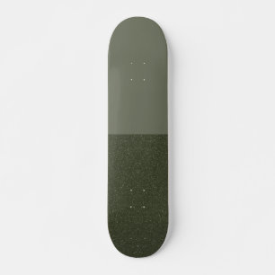 Skateboard Verde de Término Duplo - Personalizável