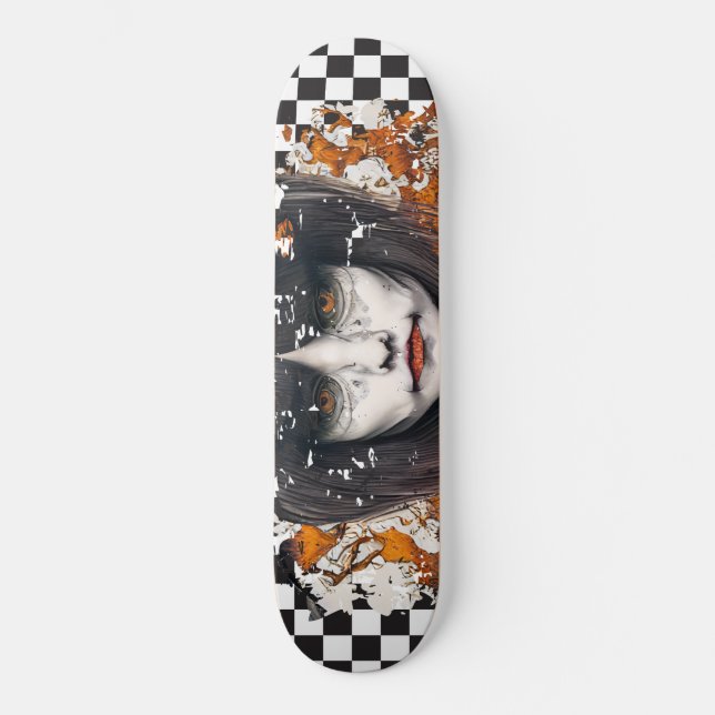 Skateboard Verificada Retro Legal Orange Girl (Frente)