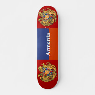 Skateboard Vermelho Azul