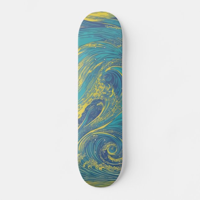 Skateboard Waves (Frente)