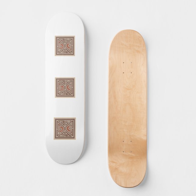 Skateboard with Papua New Guinea design (Frente)
