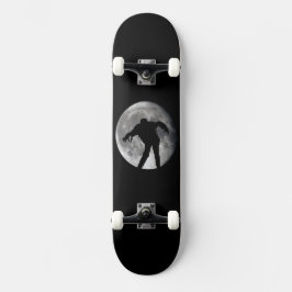 Skateboard Zombie Moon