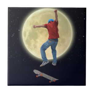 Skateboarder Consiga Alguma Ação Aérea Kulcha Art