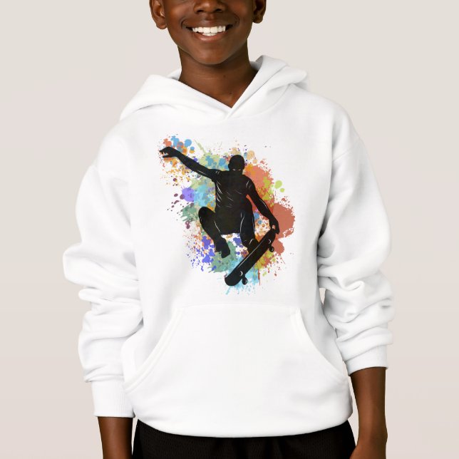 Skateboarder Hoodie (Frente)