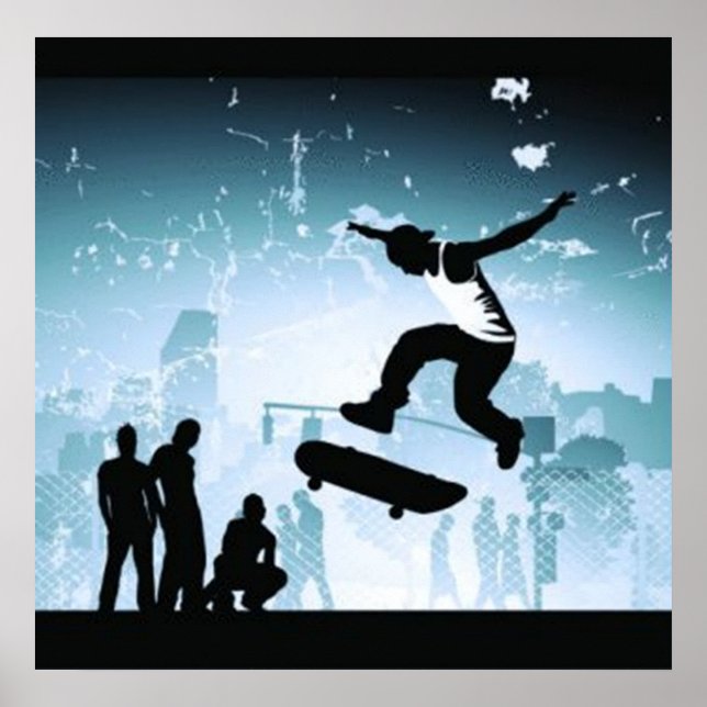 Skateboarder Poster (Frente)