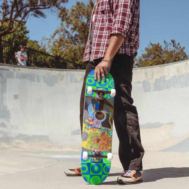 SKATEBOARDS DO skate HIPPIE (Ao ar livre 2)