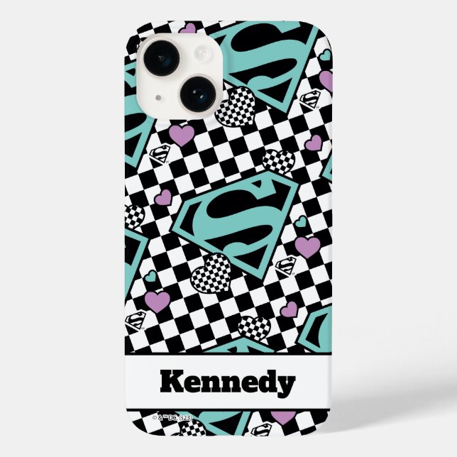 Skater Girl Supergirl Hearts-Shield (Verso)