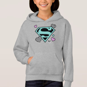 Skater Girl Supergirl Hearts-Shield