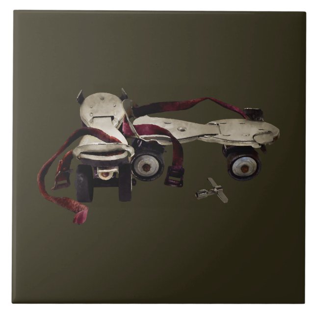 Skates com cilindro metálico com chave (Frente)