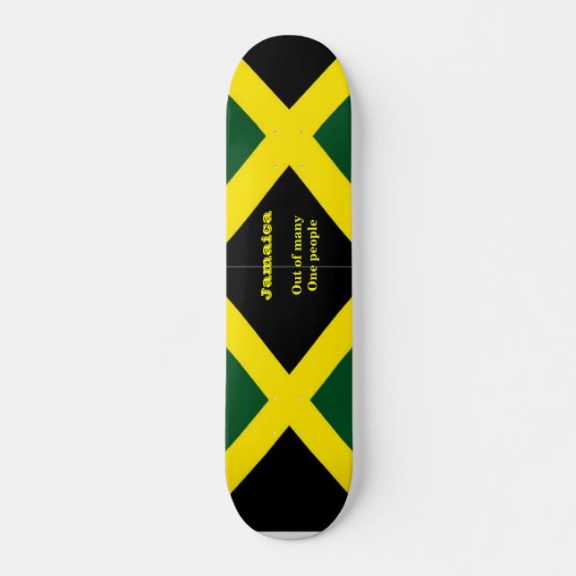 skates de bandeira da Jamaica (Frente)
