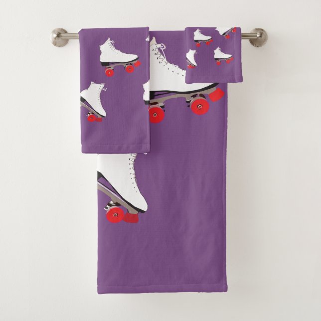 Skates de cilindro branco Conjunto de toalhas da s (Insitu)