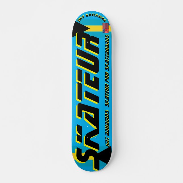 SKATEUR JMT BHMS 7, 3/4", skateboard Deck (Frente)