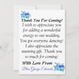 Skaymarts | Estupendo Cartão de Agradecimento por 