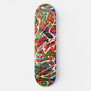 SKB_013 Pintura Splatter - Deck Skateboard