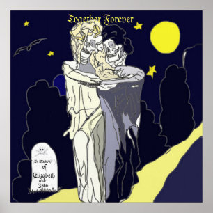 Skeleton Bride e Poster de Groom