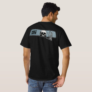 Skeleton Camiseta Espelho Retrovisor – Não Olhe pa