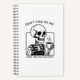 Skeleton Coffee Cote Quote Art - Tipografia Negra