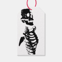 SKELETON de Etiquetas de Presente Personalizadas