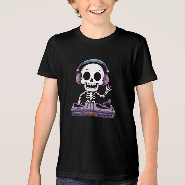 Skeleton DJ Halloween (Frente)