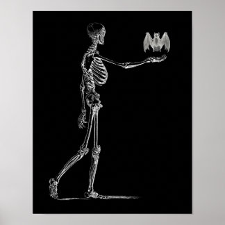 Skeleton e Bat Poster