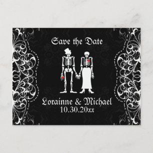 Skeleton Node & Groom Salvar Cartões de Data
