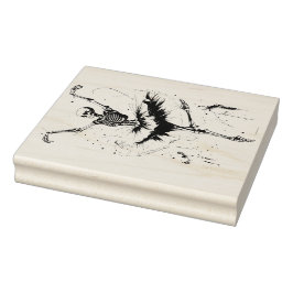 Skeletons Dançantes Carimbo de Borracha