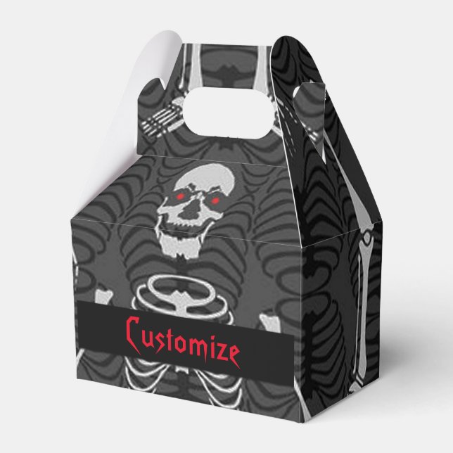 Skeletons Pretos e Brancos Caixa de Favoritos do D (Frente)