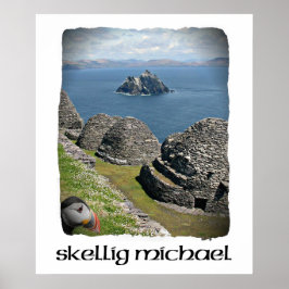 Skellig Michael, Puffin, Skellig Michael Poster