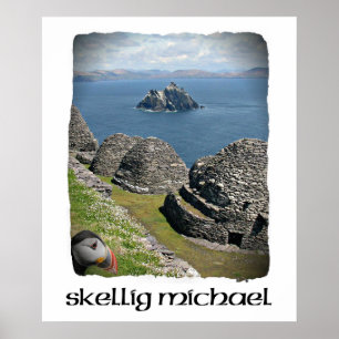 Skellig Michael, Puffin, Skellig Michael Poster