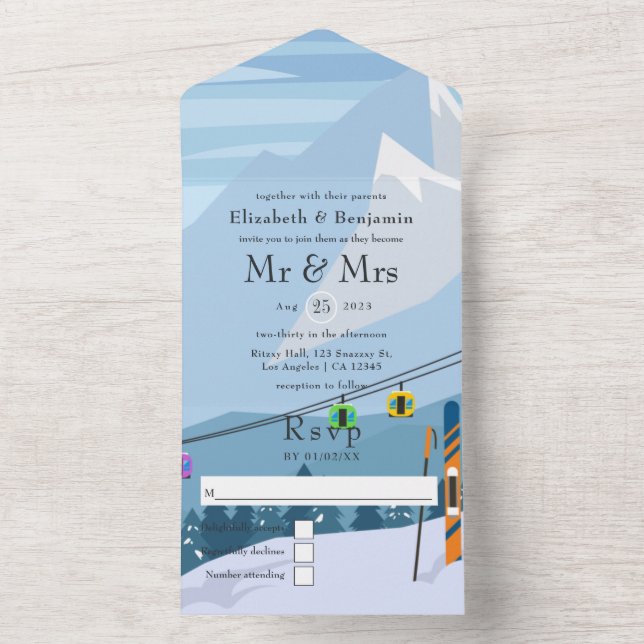 Ski Resort Wedding (Inside)