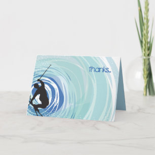 SKIING Bar Mitzvah Cartões de agradecimentos