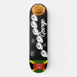 SKIPPA GEORGE 8, 1/4", skateboard Deck