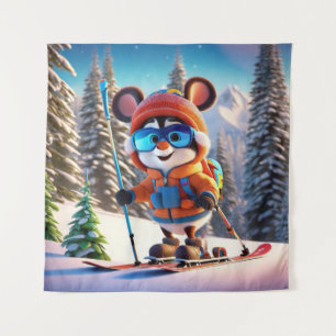 Skiting Mouse Tapeçaria