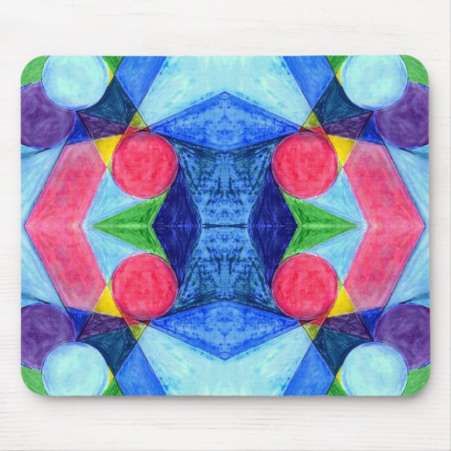 Skittles Geométrico Mousepad (Frente)